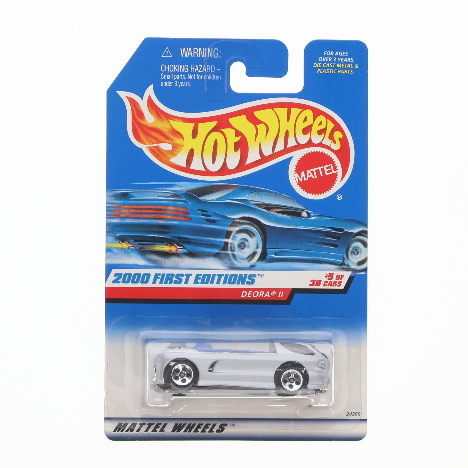 【中古即納】[MDL] Hot Wheels(ホットウィール) 2000 FIRST EDITIONS 1/64 DEORA II(シルバー) 完成品 ミニカー(24369) マテル(20220328)