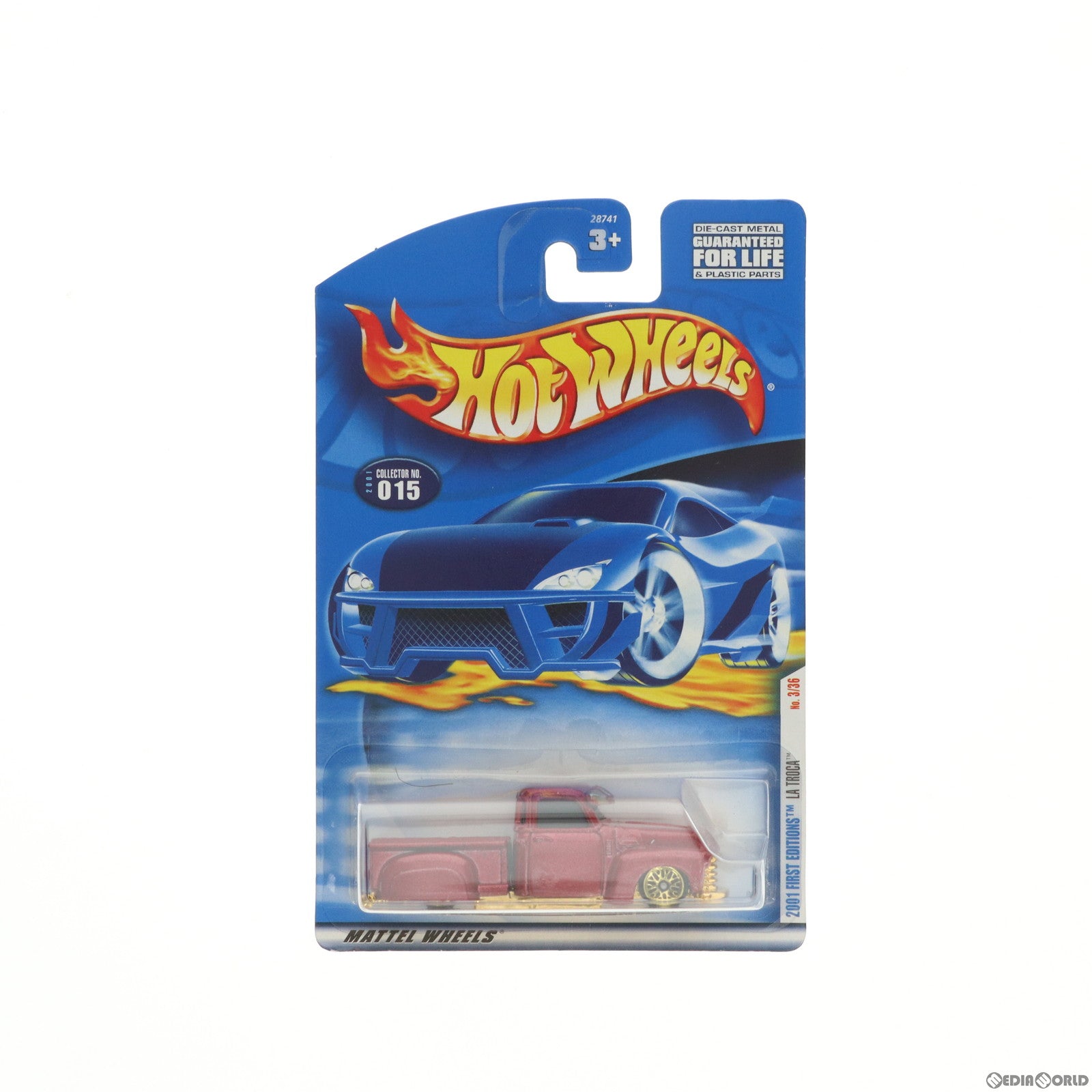 【中古即納】[MDL] Hot Wheels(ホットウィール) 2001 FIRST EDITIONS No.03/36 1/64 La Troca 完成品 ミニカー (28741) Mattel(マテル)(19991231)