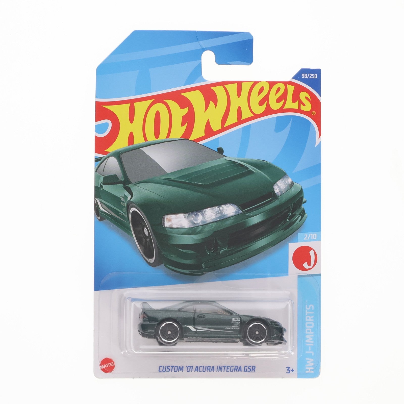 【中古即納】[MDL] Hot Wheels(ホットウィール) J-IMPORTS 1/64 カスタム '01 アキュラ インテグラ GSR 完成品 ミニカー(HHD98) マテル(20220328)