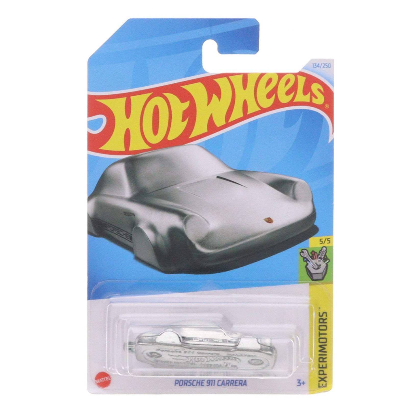 【中古即納】[MDL] Hot Wheels(ホットウィール) EXPERIMOTORS 1/64 PORSCHE 911 CARRERA(シルバー) 完成品 ミニカー(HRY64) マテル(20220328)