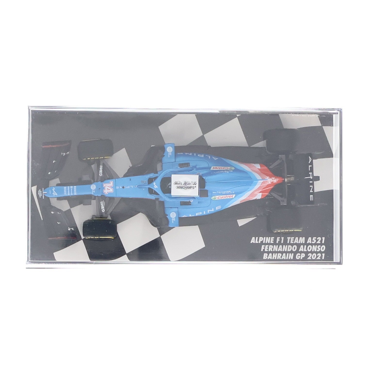 【中古即納】[MDL] 1/43 アルピーヌF1チーム A521 フェルナンド・アロンソ バーレーンGP2021 完成品 ミニカー(417210114) MINICHAMPS(ミニチャンプス)(20211228)