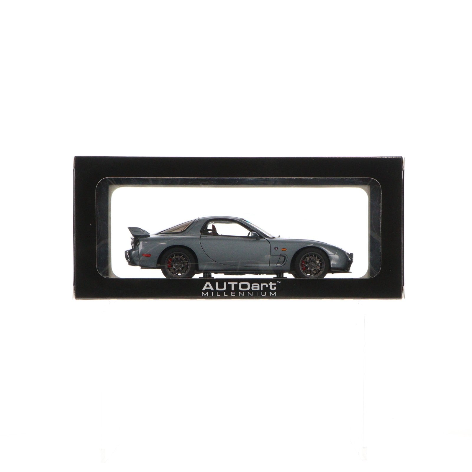 【中古即納】[MDL] MILLENNIUMシリーズ 1/18 MAZDA(マツダ) RX-7 FD SPIRIT R TYPE A(チタニウムグレーメタリック) 完成品 ミニカー(75987) AutoArt(オートアート)(20140531)