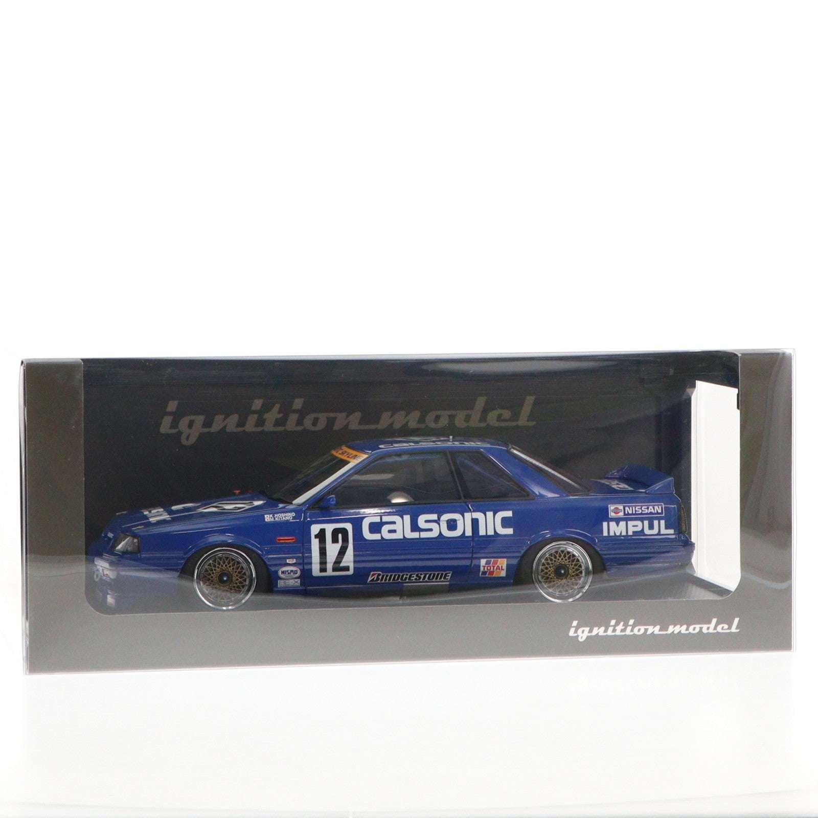 【中古即納】[MDL] 1/18 CALSONIC Skyline 1988 JTC #12 完成品 ミニカー(IG1299) ignition model(イグニッションモデル)(20180914)