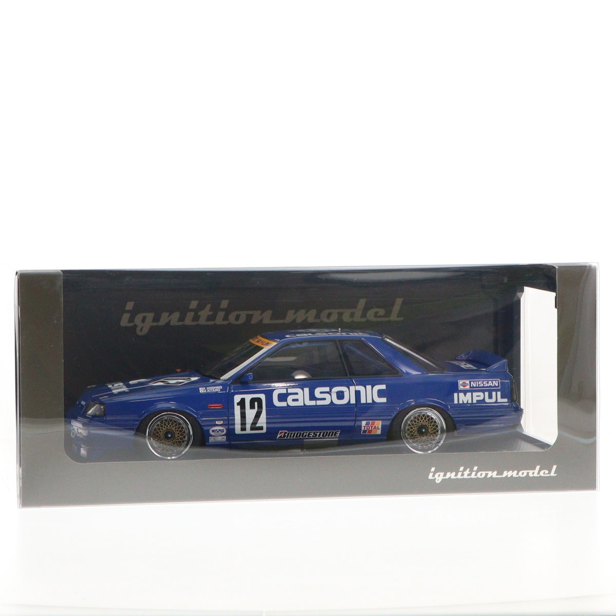 【中古即納】[MDL] 1/18 CALSONIC Skyline 1989 JTC #12 完成品 ミニカー(IG1300) ignition model(イグニッションモデル)(20180914)