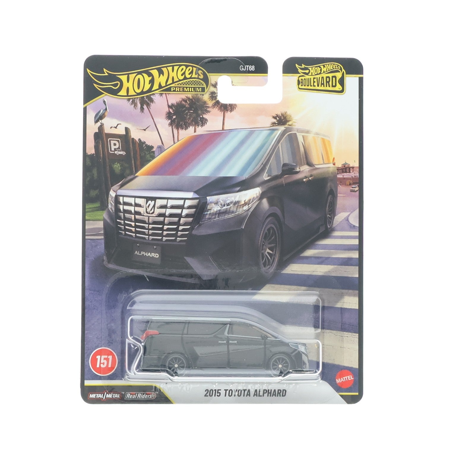 【中古即納】[MDL] Hot Wheels(ホットウィール) ブールバード No.151 1/64 2015 トヨタ アルファード 完成品 ミニカー(JHW20-9866) マテル(20260627)