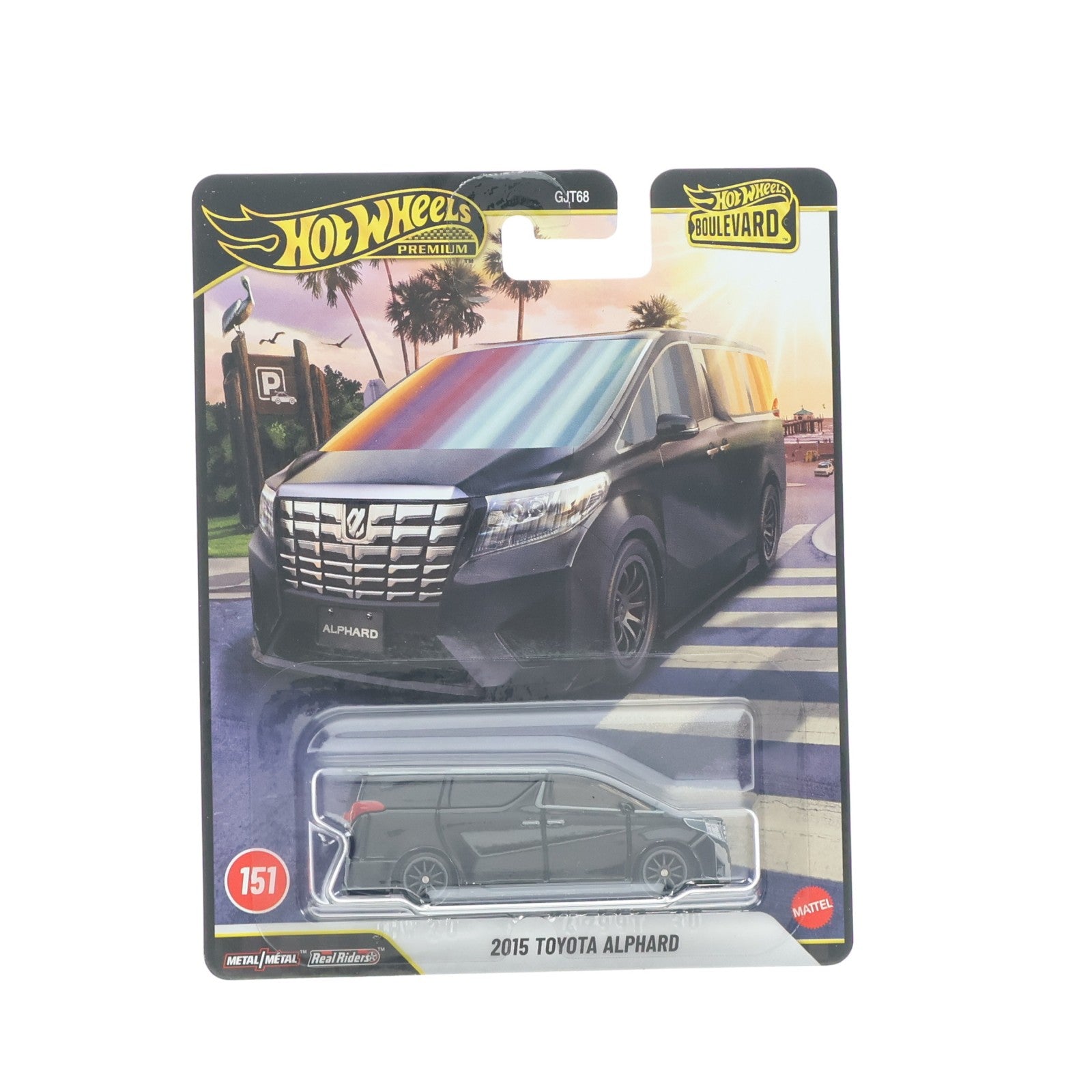 【中古即納】[MDL] Hot Wheels(ホットウィール) ブールバード No.151 1/64 2015 トヨタ アルファード 完成品 ミニカー(JHW20-9866) マテル(20260627)