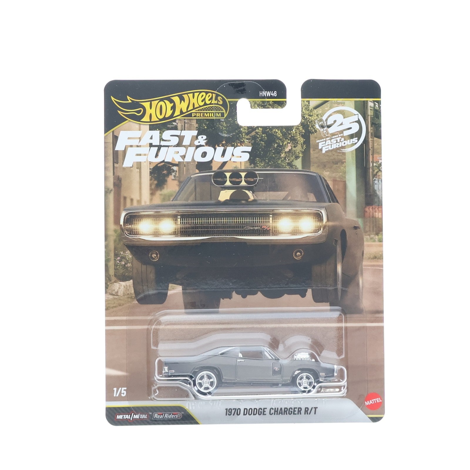 【中古即納】[MDL] Hot Wheels(ホットウィール) ワイルド・スピード プレミアム 1/64 1970 ダッジ チャージャー R/T 完成品 ミニカー(JHW74) マテル(20260725)