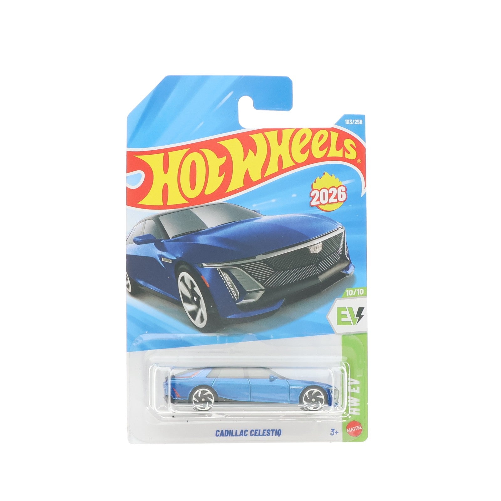 【中古即納】[MDL] Hot Wheels(ホットウィール) HW EV 1/64 CADILLAC CELESTIQ(ブルー) 完成品 ミニカー(JJH49) マテル(20220328)