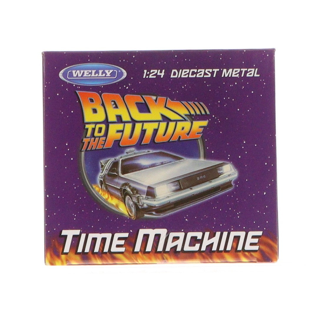 【中古即納】[MDL] 1/24 デロリアン・タイムマシン バック・トゥ・ザ・フューチャー Part I 完成品 ミニカー(22443W)(海外流通版) WELLY(ウィリー)(20180531)