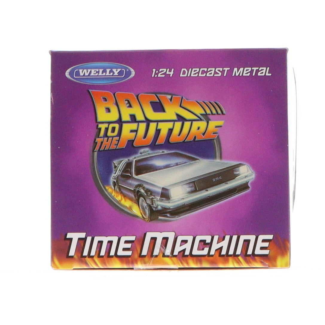 【中古即納】[MDL] 1/24 デロリアン・タイムマシン バック・トゥ・ザ・フューチャー Part I 完成品 ミニカー(22443W)(海外流通版) WELLY(ウィリー)(20180531)