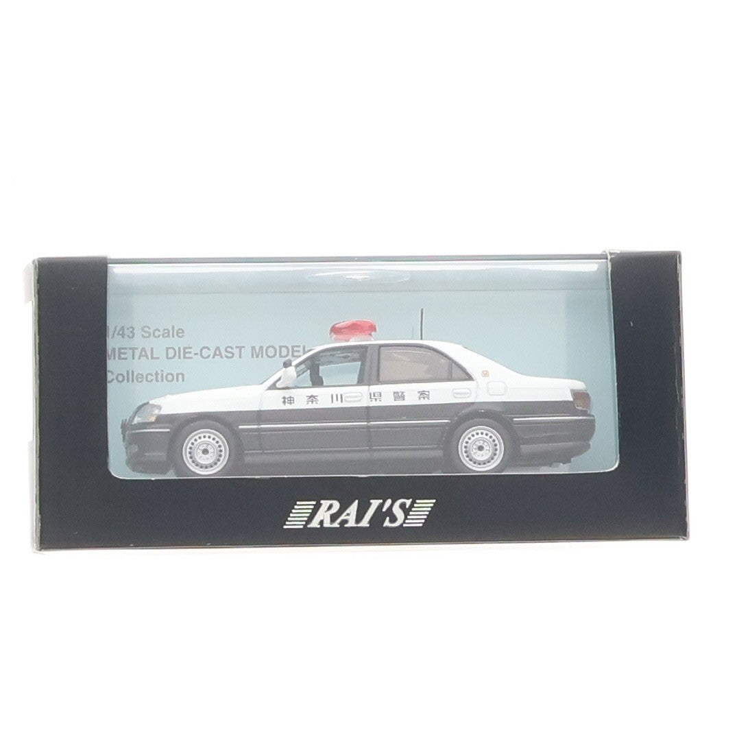 【中古即納】[MDL] 1/43 TOYOTA CROWN(クラウン) 3.0 PATROL CAR(パトロールカー) 2003 神奈川県警察 交通部第一交通機動隊車両 #427(ホワイト×ブラック) 完成品 ミニカー(H7430306) RAI'S(レイズ)(20070331)