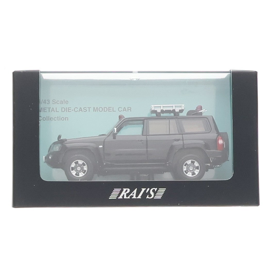 【中古即納】[MDL] 1/43 日産 サファリ GRANROAD LIMITED 2005 警察本部 刑事部鑑識課警察犬搬送車両(ブラック) 完成品 ミニカー(H7430503) RAI'S(レイズ)(20101210)