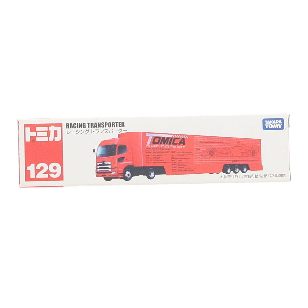 【中古即納】[MDL] トミカ No.129 レーシング トランスポーター(レッド/箱) 1/67 完成品 ミニカー タカラトミー(20081220)