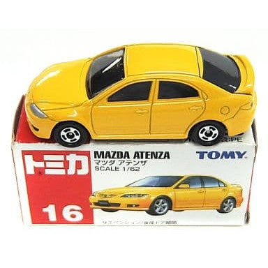 【中古即納】[MDL] トミカ No.16 1/62 マツダ アテンザ(イエロー/赤箱) 完成品 ミニカー トミー(19991231)