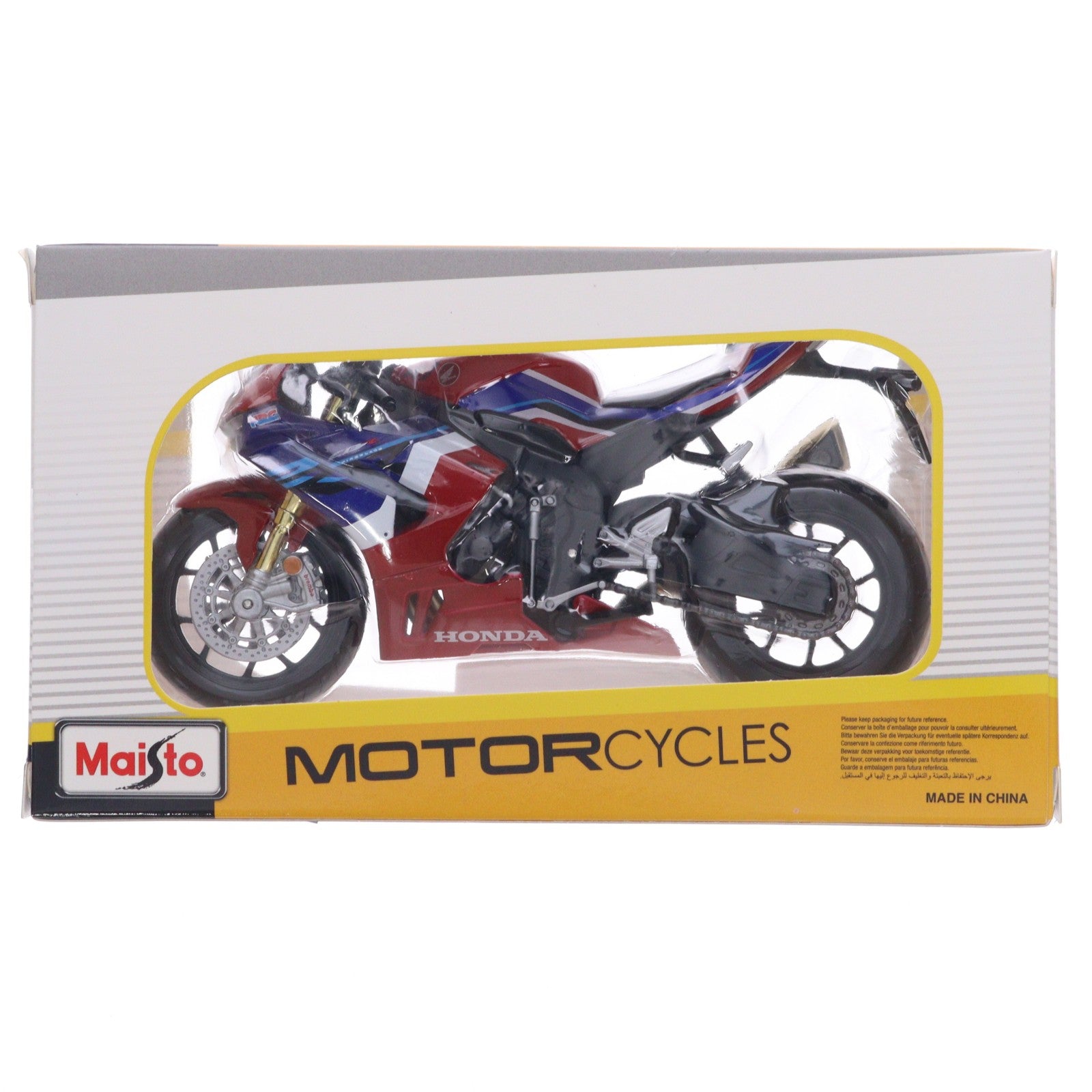 【中古即納】[MDL] ジャパン モーターサイクルシリーズ 1/12 Honda CBR 1000RR-R Fireblade SP(レッド) 完成品 ミニカー(海外流通版) Maisto(マイスト)(20211231)