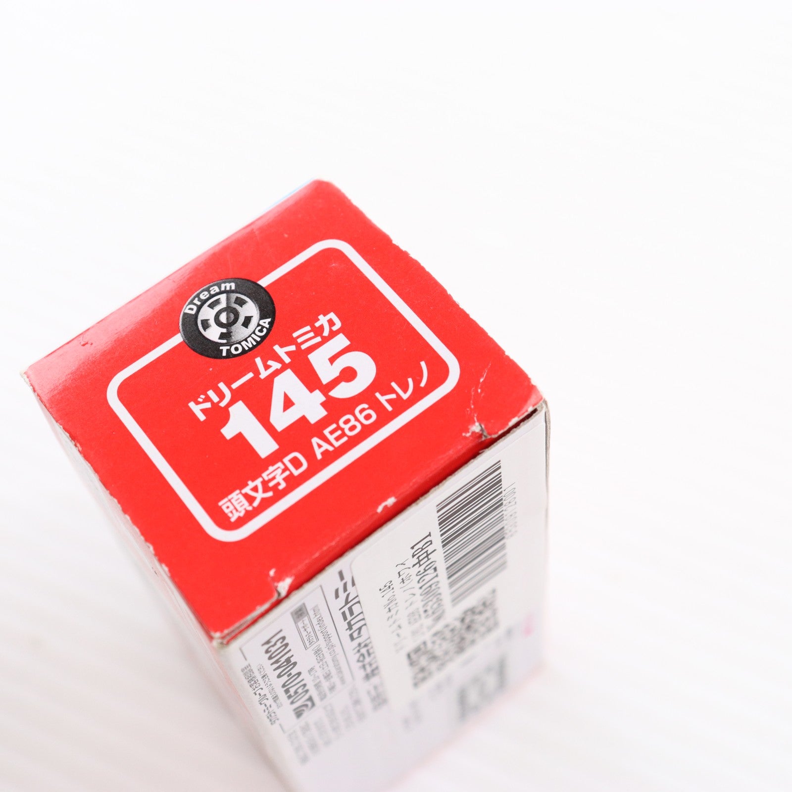 【中古即納】[MDL] ドリームトミカNo.145 1/61 AE86 トレノ(ホワイト×ブラック/ベトナム製) 頭文字D 完成品 ミニカー タカラトミー(20130921)