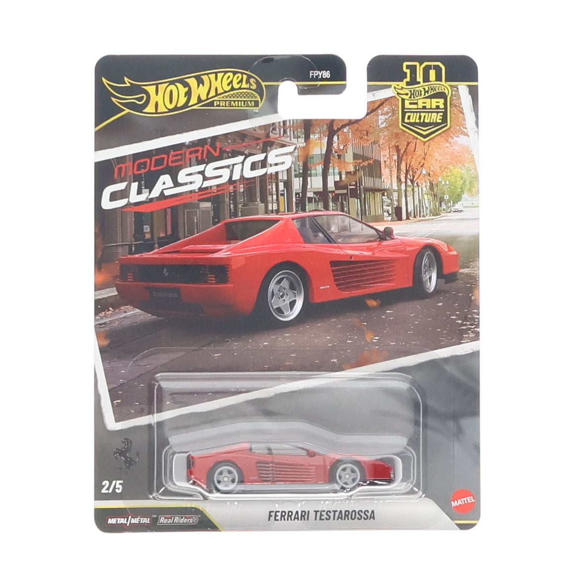 【中古即納】[MDL] Hot Wheels PREMIUM CAR CULTURE(ホットウィール プレミアム カーカルチャー) モダン・クラシックス 1/64 フェラーリ テスタロッサ 完成品 ミニカー(JKF00-9866) マテル(20260808)