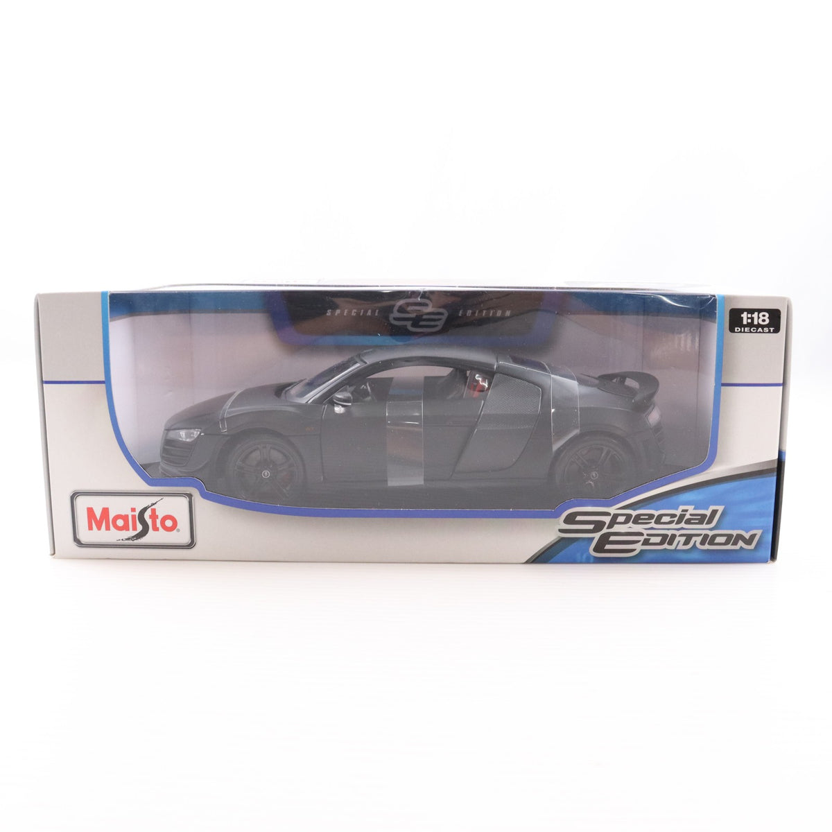 【中古即納】[MDL] 1/18 Audi(アウディ) R8 GT(ブラック) SPECIAL EDITION 完成品 ミニカー(46629) Maisto(マイスト)(19991231)