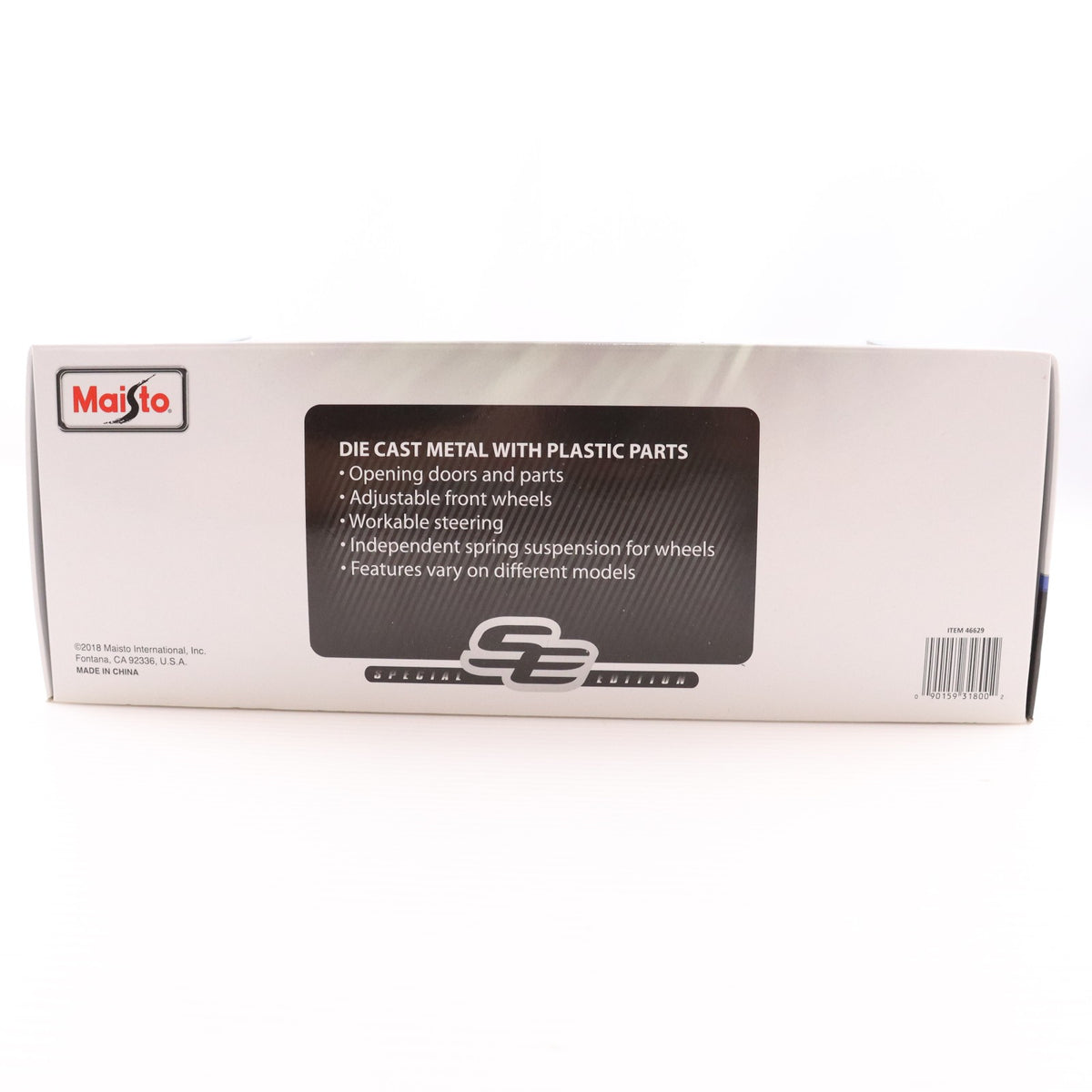 【中古即納】[MDL] 1/18 Audi(アウディ) R8 GT(ブラック) SPECIAL EDITION 完成品 ミニカー(46629) Maisto(マイスト)(19991231)