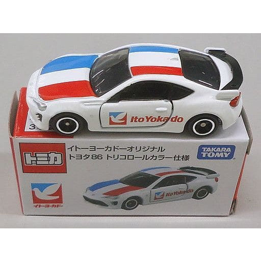 【中古即納】[MDL] トミカ イトーヨーカドーオリジナル 1/60 トヨタ86 トリコロールカラー仕様(ホワイト×ブルー×レッド) 完成品 ミニカー タカラトミー(19991231)