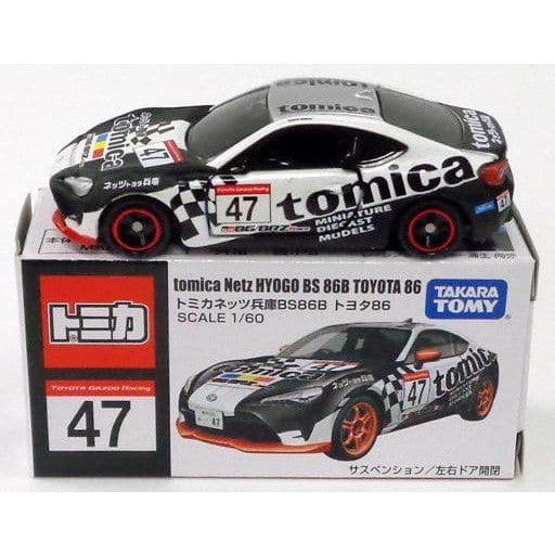 【中古即納】[MDL] トミカ 1/60 tomicaネッツ兵庫BS86B トヨタ86 #47(ブラック×ホワイト) 完成品 ミニカー タカラトミー(19991231)