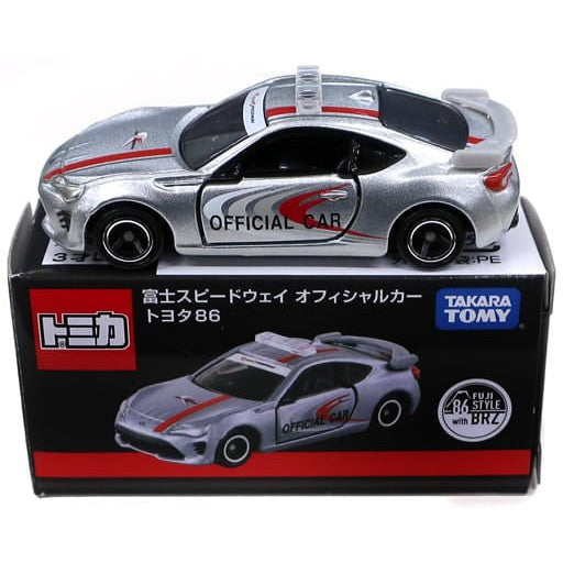 【中古即納】[MDL] トミカ 1/60 富士スピードウェイ オフィシャルカー トヨタ86(シルバー×レッド) FUJI STYLE with BRZ特注 完成品 ミニカー タカラトミー(19991231)