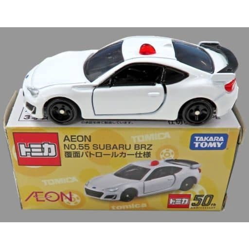 【中古即納】[MDL] イオン限定 トミカ No.55 1/60 SUBARU BRZ 覆面パトロールカー仕様(ホワイト) 完成品 ミニカー タカラトミー(19991231)