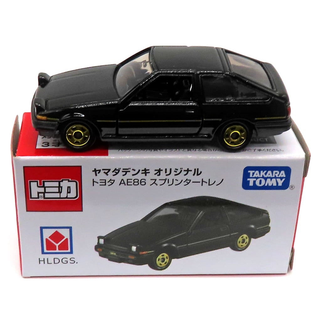【中古即納】[MDL] トミカ 1/61 ヤマダデンキオリジナル トヨタ AE86 スプリンタートレノ(ブラック) 完成品 ミニカー タカラトミー(20250118)