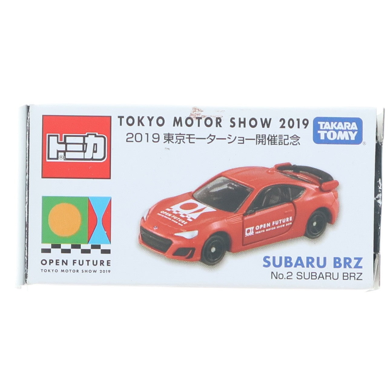 【中古即納】[MDL] 2019 東京モーターショー開催記念トミカ No.2 1/60 SUBARU BRZ(レッド×ホワイト) 完成品 ミニカー タカラトミー(20191029)