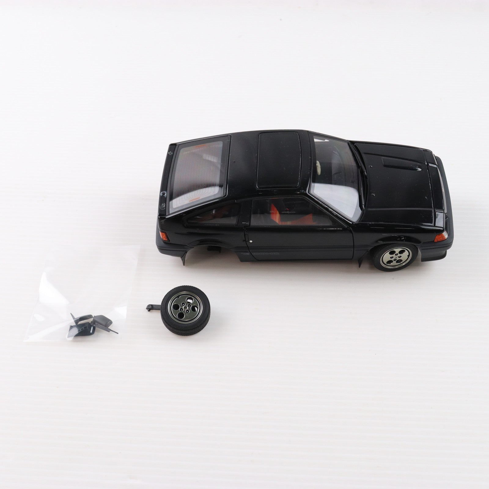 【中古即納】[MDL] MILLENNIUM 1/18 Honda Ballade Sports(バラードスポーツ) CR-X Si(ブラック) 完成品 ミニカー(73261) AUTOart(オートアート)(20100930)