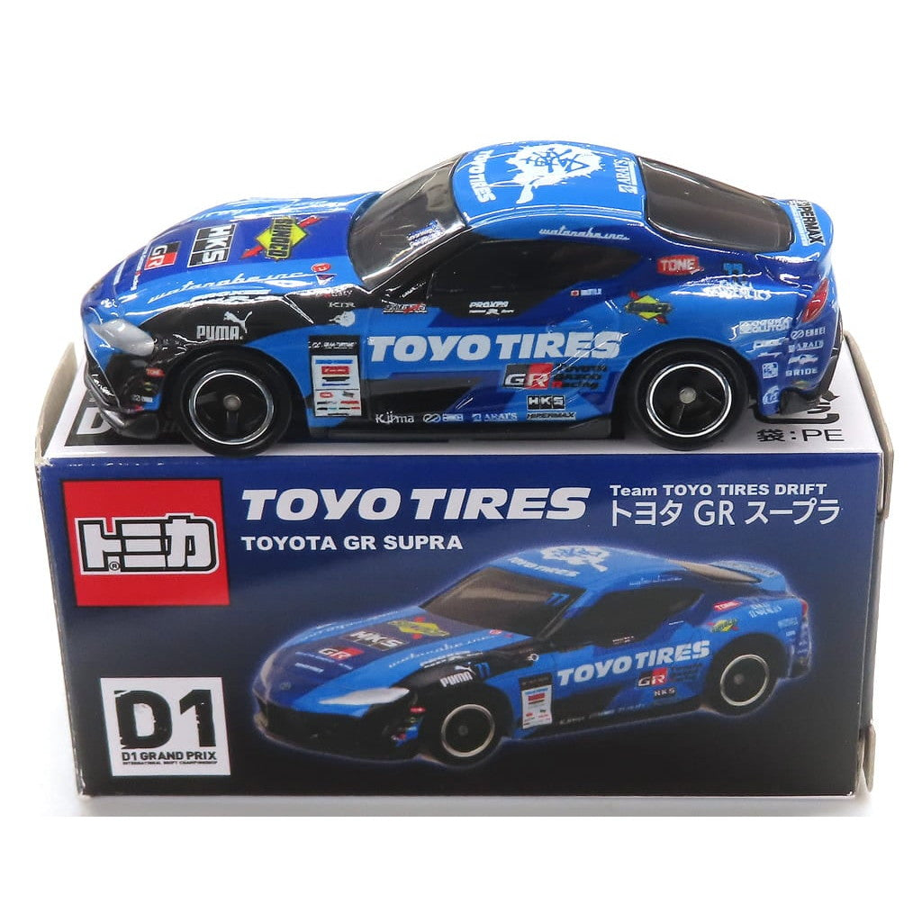 【中古即納】[MDL] トミカ 1/60 Team TOYO TIRES DRIFT トヨタ GR スープラ(ブルー) 完成品 ミニカー タカラトミー(19991231)