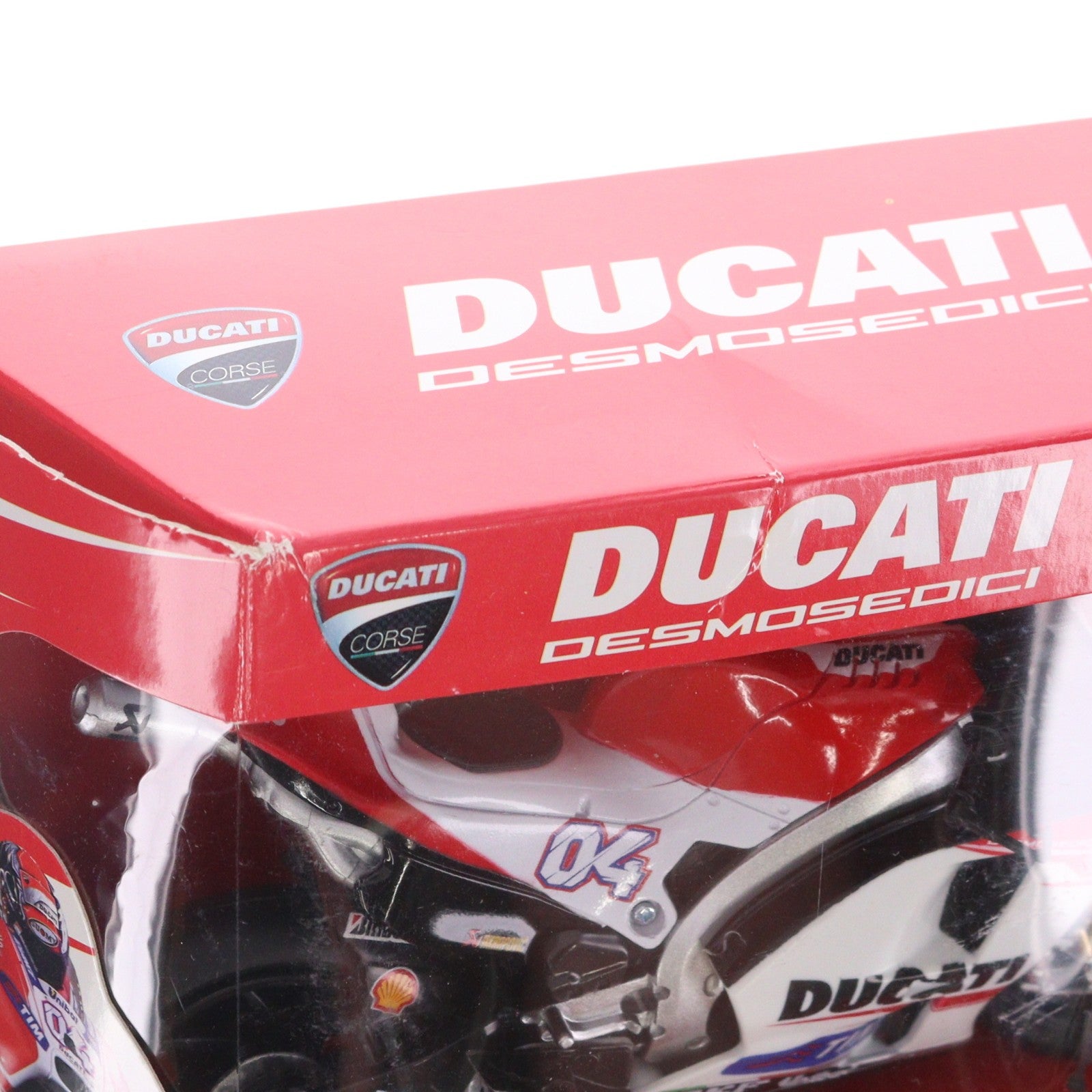 【中古即納】[MDL] 1/12 完成品バイクシリーズ 2015 DUCATI DESMSEDICI GP15 ANDREA DOVIZIOSO No.4 完成品 ミニカー(97229) アオシマ(20160520)