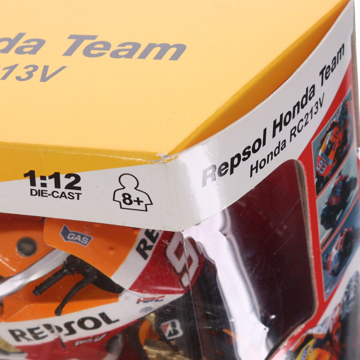 【中古即納】[MDL] 1/12 2014 Repsol Honda Team RC213V MARK MARQUEZ #93(ホワイト×オレンジ×レッド) ミニカー アオシマ(20141207)