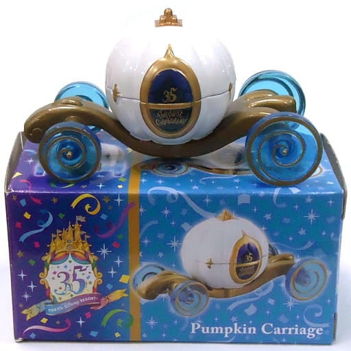 【中古即納】[MDL] 東京ディズニーリゾート限定 トミカ ディズニービークルコレクション Pumpkin Carriage -カボチャの馬車- 東京ディズニーリゾート35周年記念ver.(ホワイト×ゴールド) 完成品 ミニカー タカラトミー(20180410)