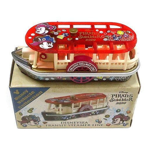【中古即納】[MDL] 東京ディズニーリゾート限定 トミカ ディズニービークルコレクション ディズニーシー トランジットスチーマーライン ディズニーパイレーツサマー 2020ver.(ガンメタリック×アイボリー×レッド) 完成品 ミニカー タカラトミー(20200821)