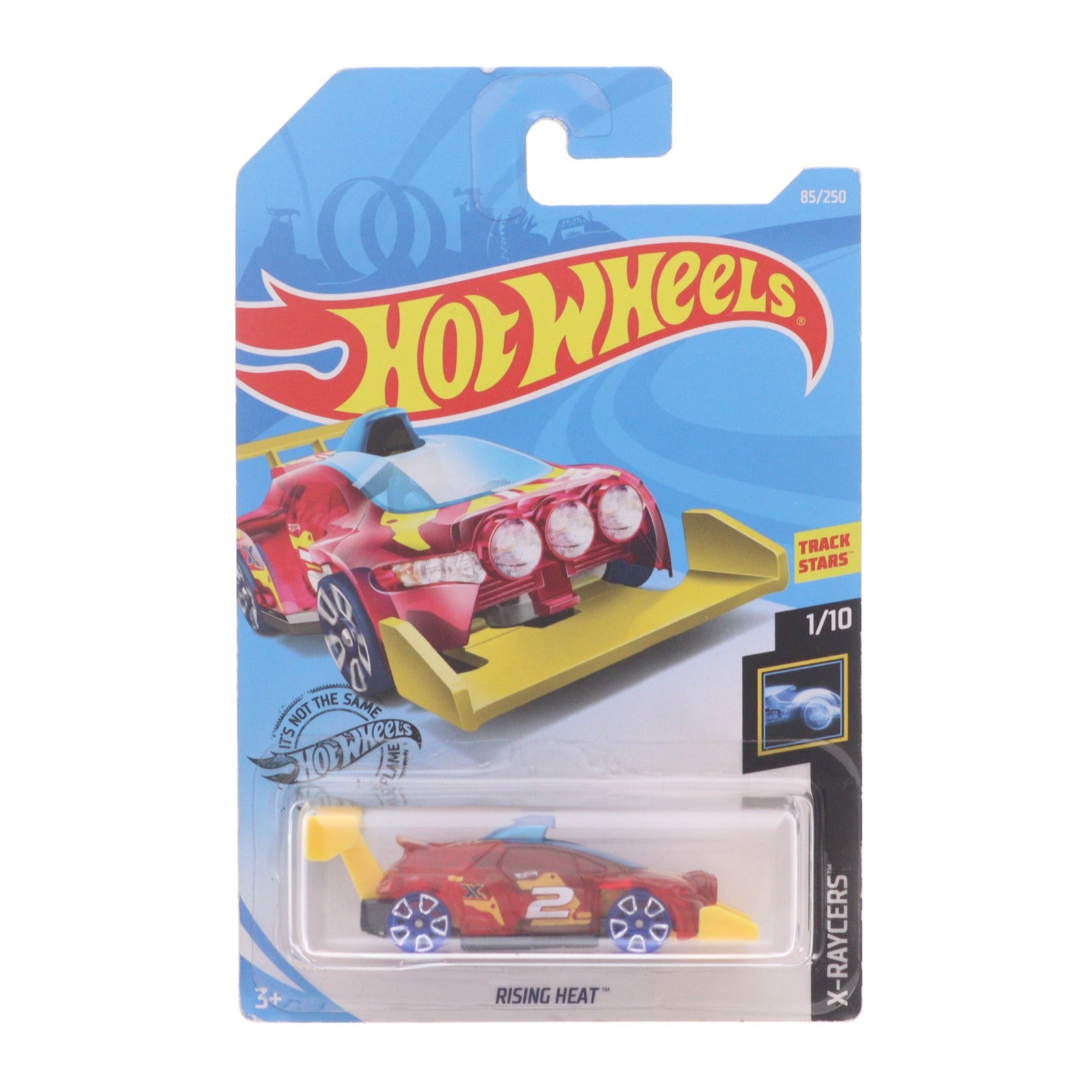 【中古即納】[MDL] Hot Wheels(ホットウィール) X-RAYCERS 1/64 RISING HEAT(レッド×イエロー) 完成品 ミニカー(FYF29) マテル(20220328)
