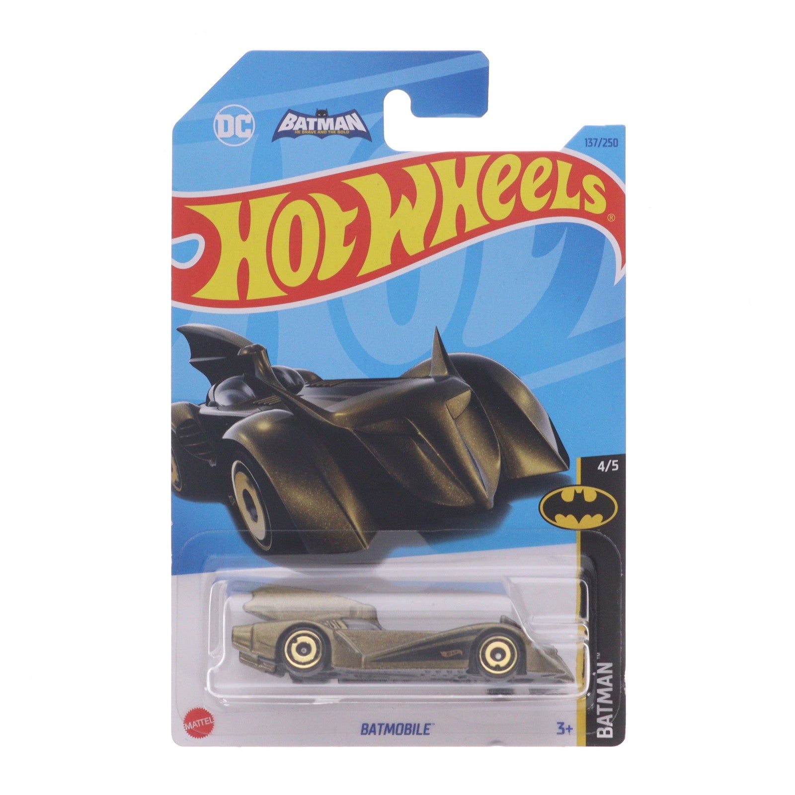 【中古即納】[MDL] Hot Wheels BATMAN(ホットウィール バットマン) 1/64 BATMOBILE(ゴールド×ブラック)(バットモービル) 完成品 ミニカー(HKJ75) マテル(20220328)