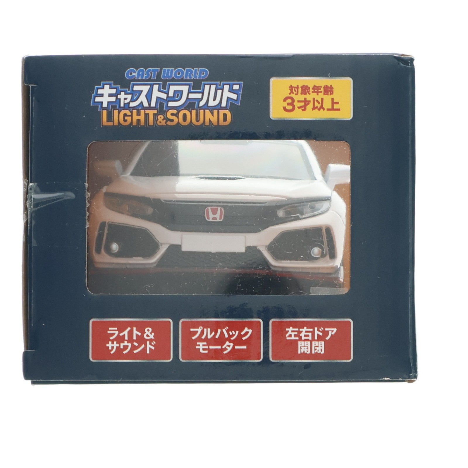 【中古即納】[MDL] キャストワールド ライト&サウンド ホンダ シビック タイプR 完成品 ミニカー ジョーゼン(20211110)