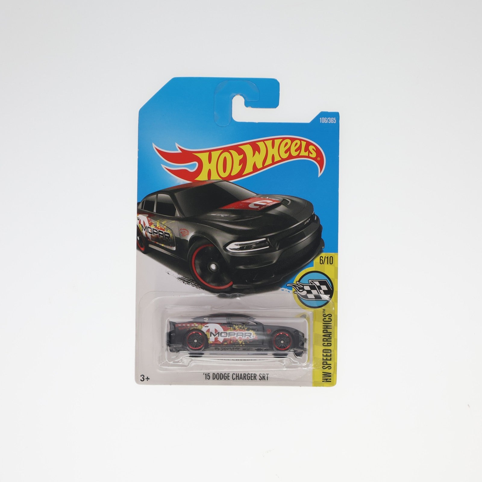 【中古即納】[MDL] Hot Wheels(ホットウィール) HW SPEED GRAPHICS 1/64 '15 DODGE CHARGER SRT(ブラック×レッド) 完成品 ミニカー(DVB61) マテル(20171231)