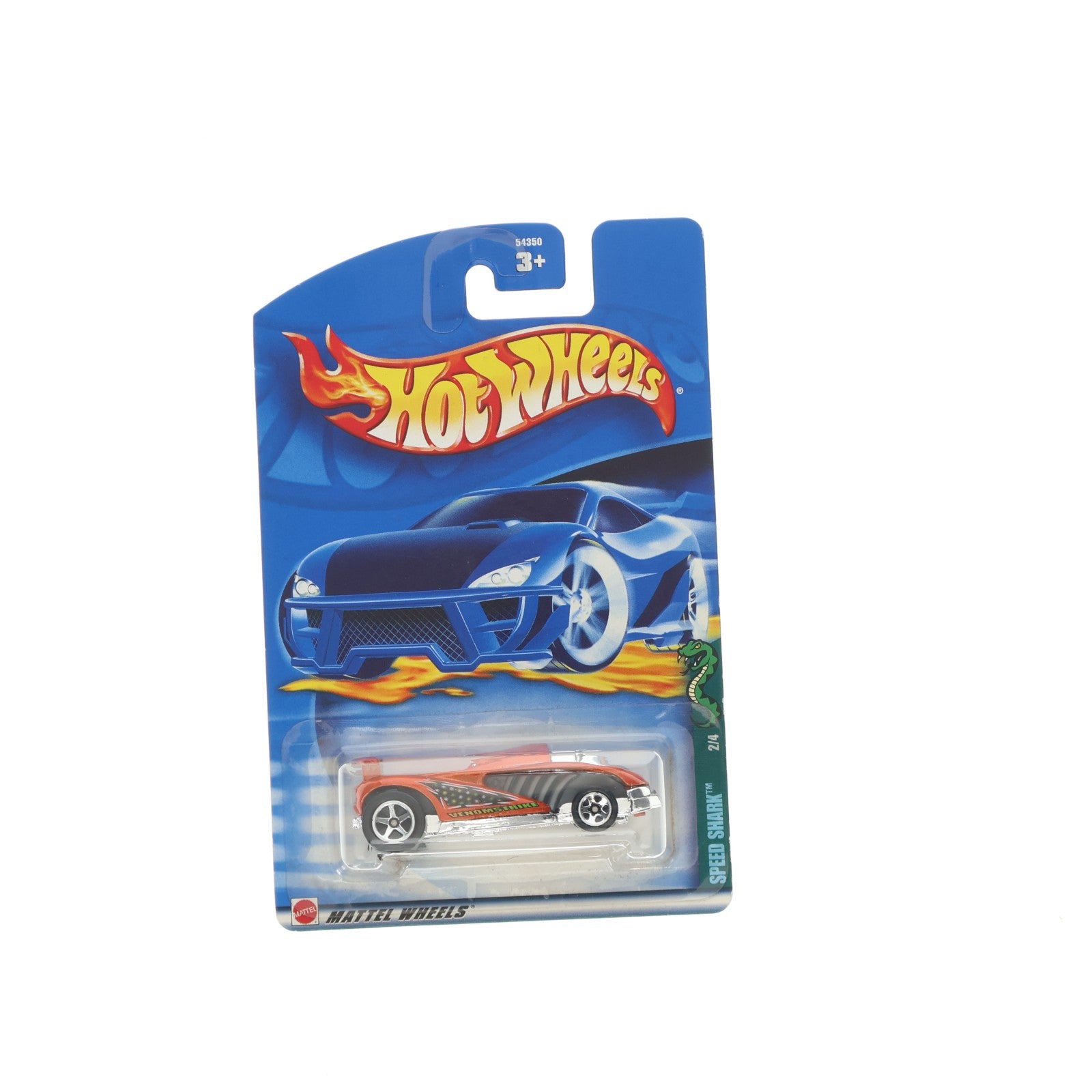 【中古即納】[MDL] Hot Wheels(ホットウィール) 1/64 SPEED SHARK(メタリックオレンジ×ブラック) 完成品 ミニカー(54350-0814) マテル(20021231)