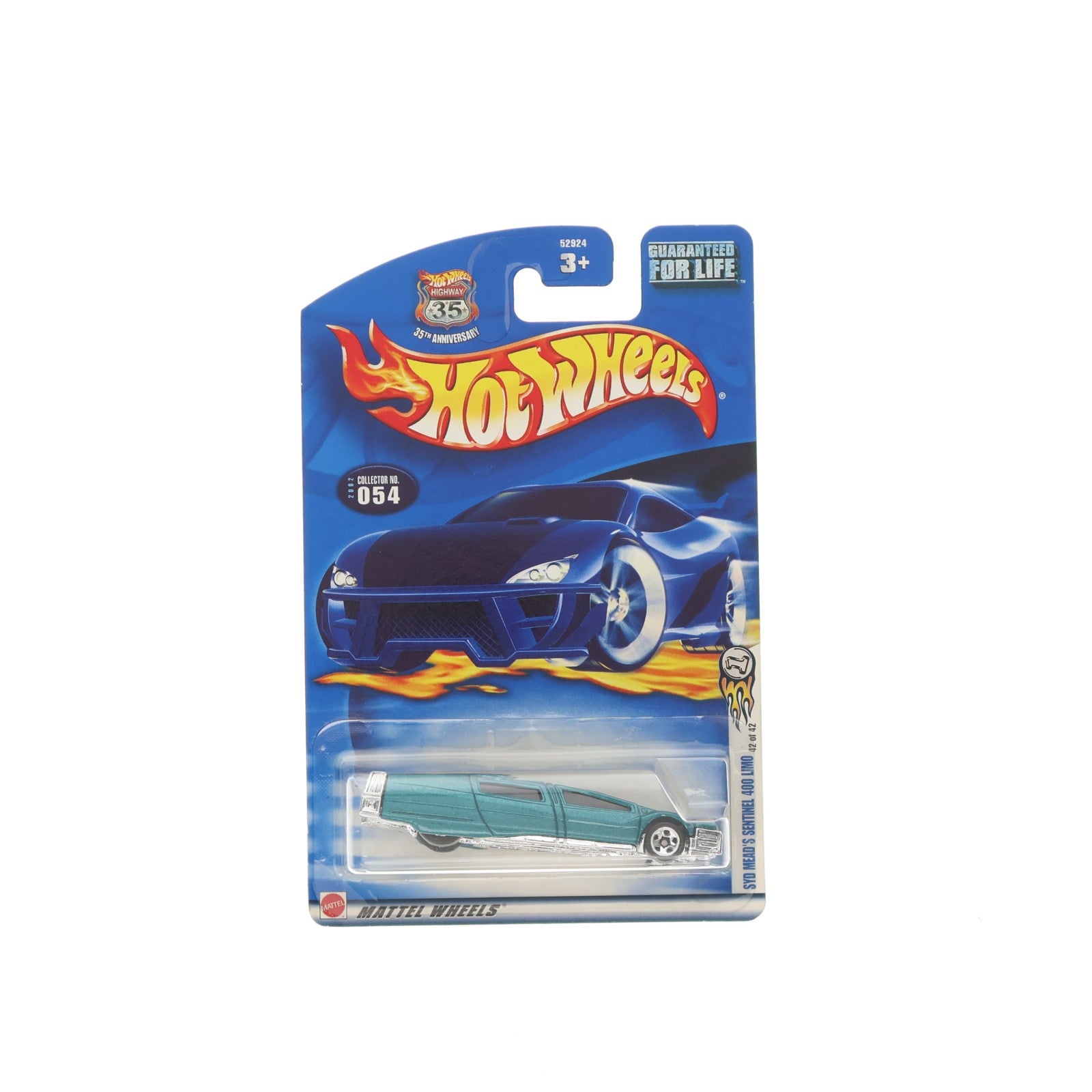 【中古即納】[MDL] Hot Wheels(ホットウィール) 1/64 SYD MEAD'S SENTINEL 400 LIMO(グリーン) 完成品 ミニカー(52924) マテル(20021231)