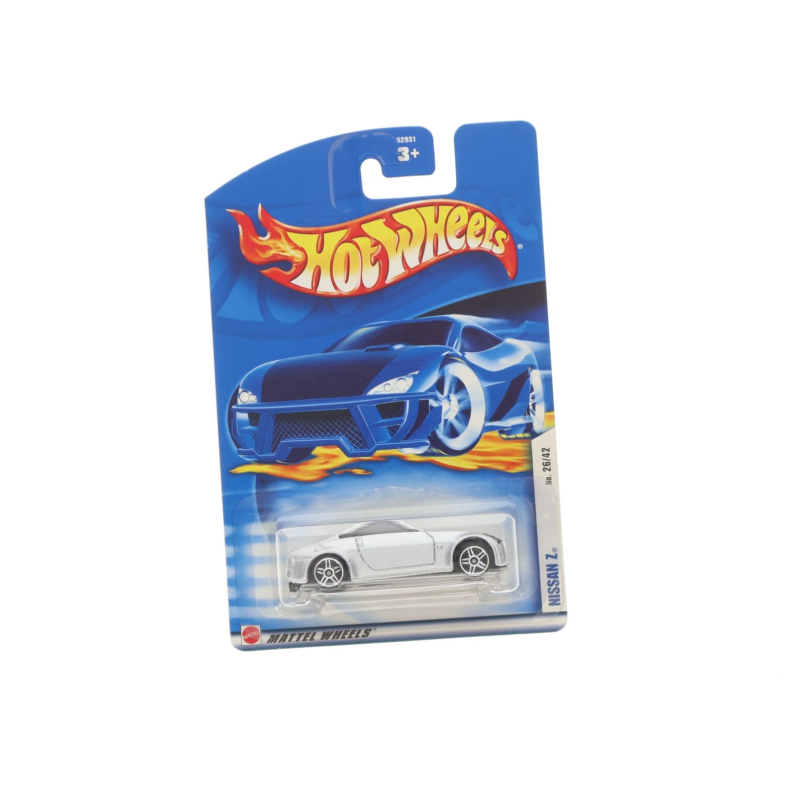 【中古即納】[MDL] Hot Wheels(ホットウィール) 1/64 NISSAN Z(シルバー) 完成品 ミニカー(52931-0814) マテル(20021231)