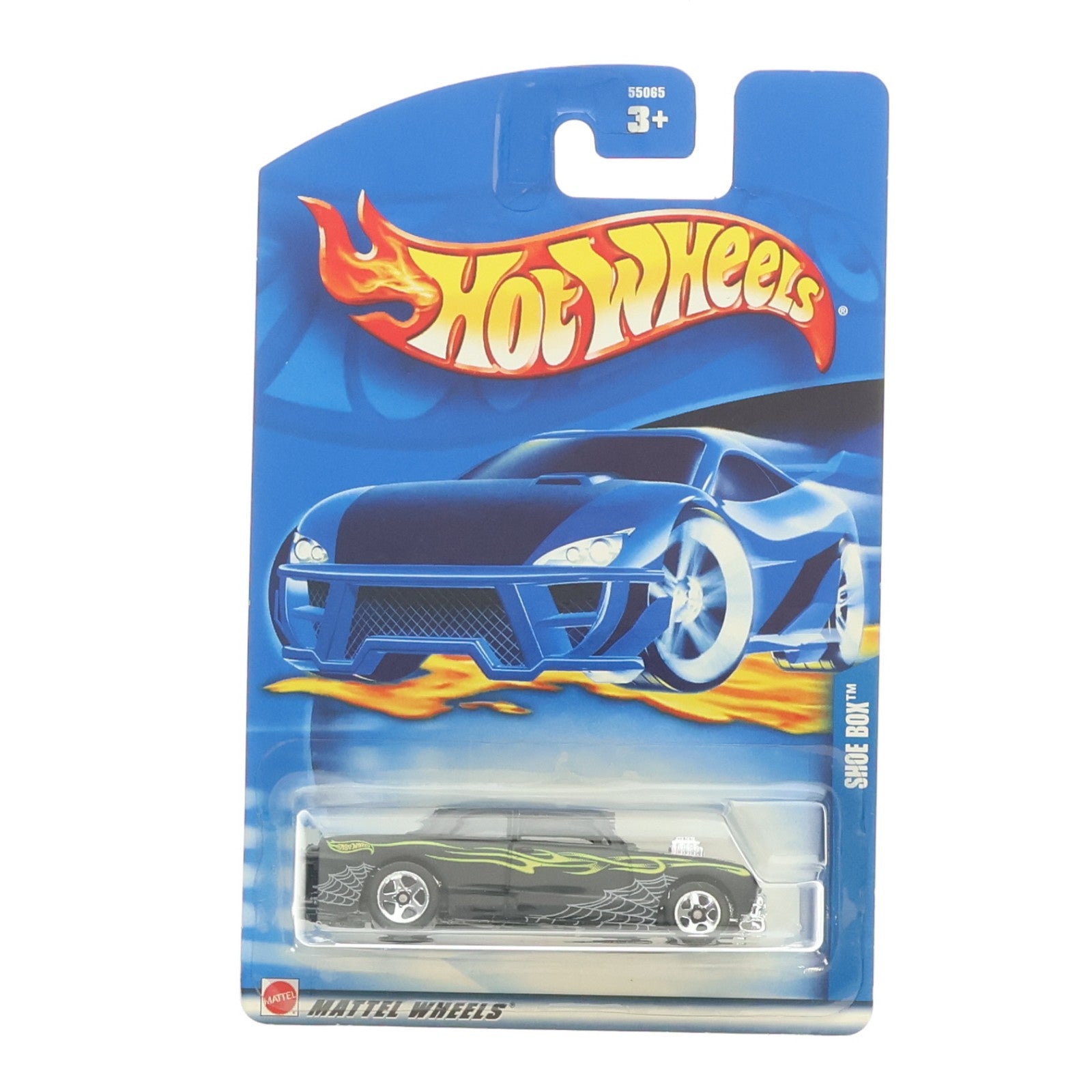 【中古即納】[MDL] Hot Wheels(ホットウィール) 1/64 SHOE BOX(ブラック×イエロー×グリーン) 完成品 ミニカー(55065) マテル(20021231)