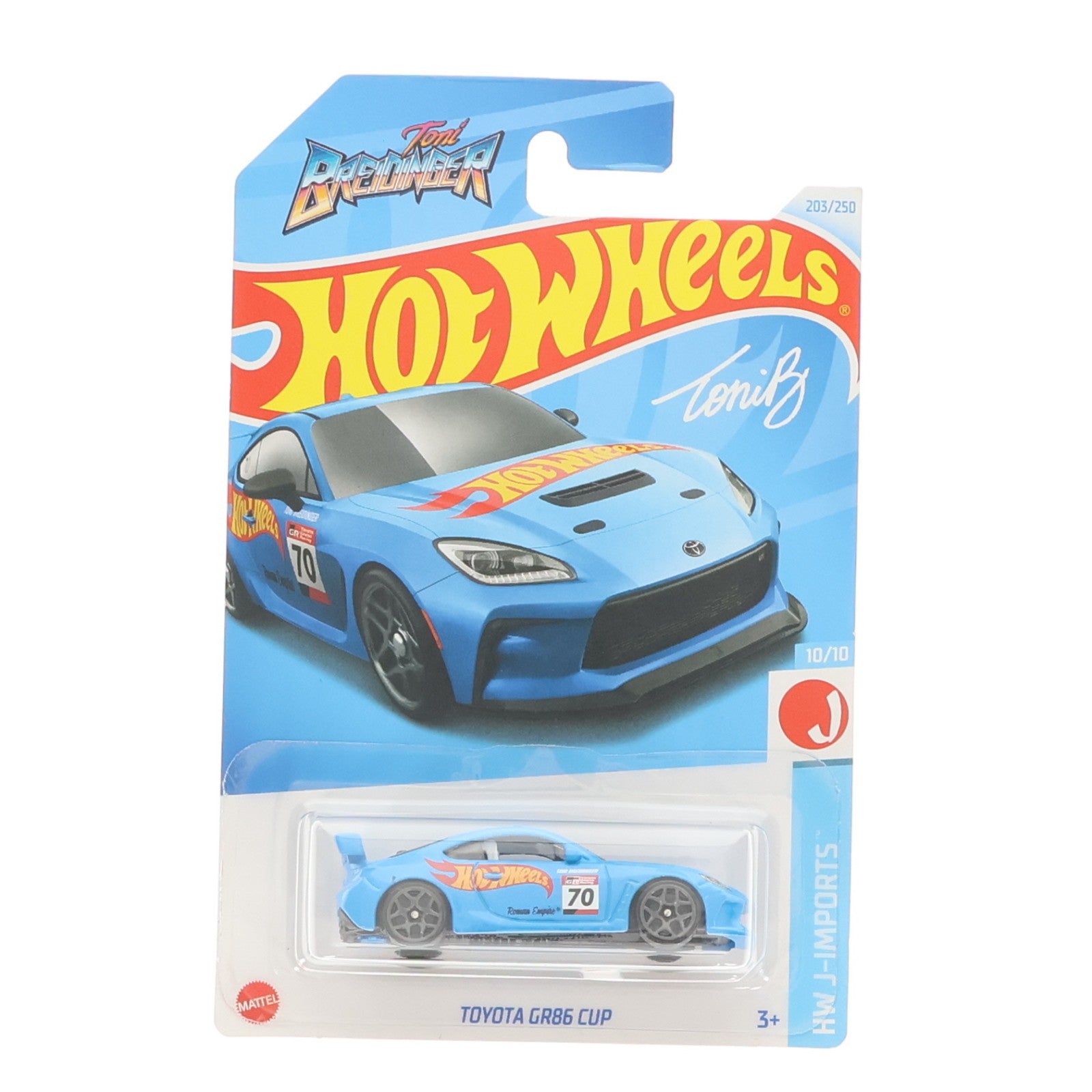 【中古即納】[MDL] Hot Wheels(ホットウィール) ベーシックカー 1/64 トヨタ GR86 カップ 完成品 ミニカー(HXR12-9866) マテル(20241207)