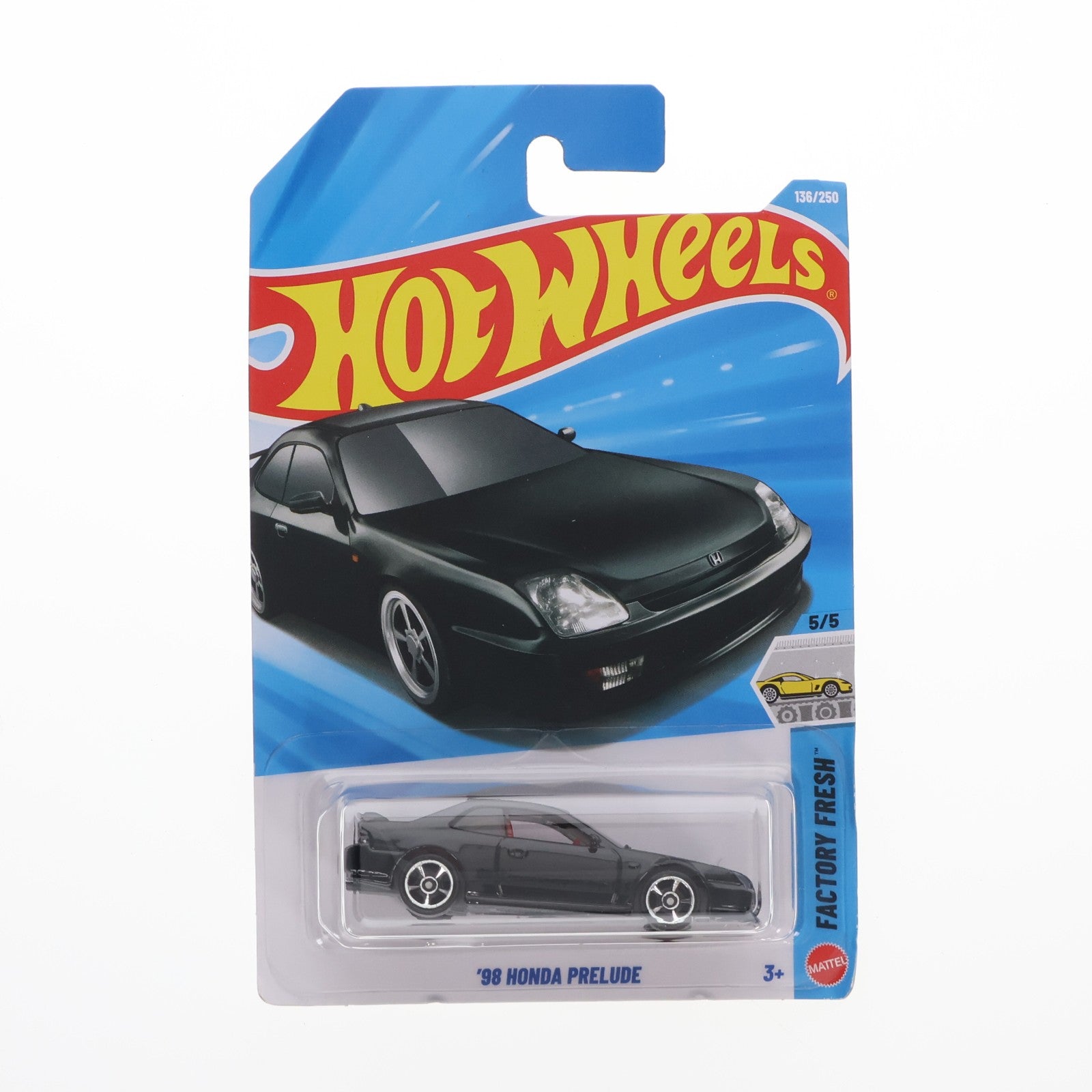 【中古即納】[MDL] Hot Wheels(ホットウィール) FACTORY FRESH 1/64 '98 HONDA PRELUDE(ブラック) 完成品 ミニカー(JJJ89) マテル(20260519)