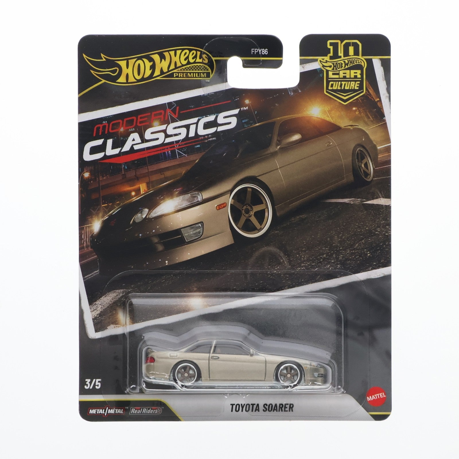 【中古即納】[MDL] Hot Wheels PREMIUM CAR CULTURE(ホットウィール プレミアム カーカルチャー) モダン・クラシックス 1/64 トヨタ ソアラ 完成品 ミニカー(JKF15-9866) マテル(20260808)