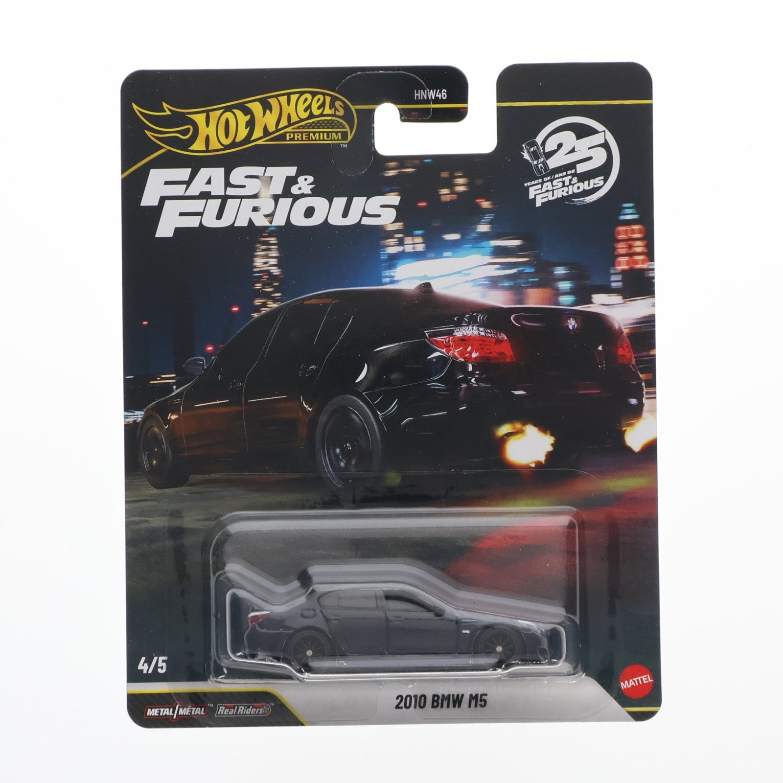 【中古即納】[MDL] Hot Wheels(ホットウィール) ワイルド・スピード プレミアム 1/64 2010 BMW M5 完成品 ミニカー(JHW62) マテル(20260725)