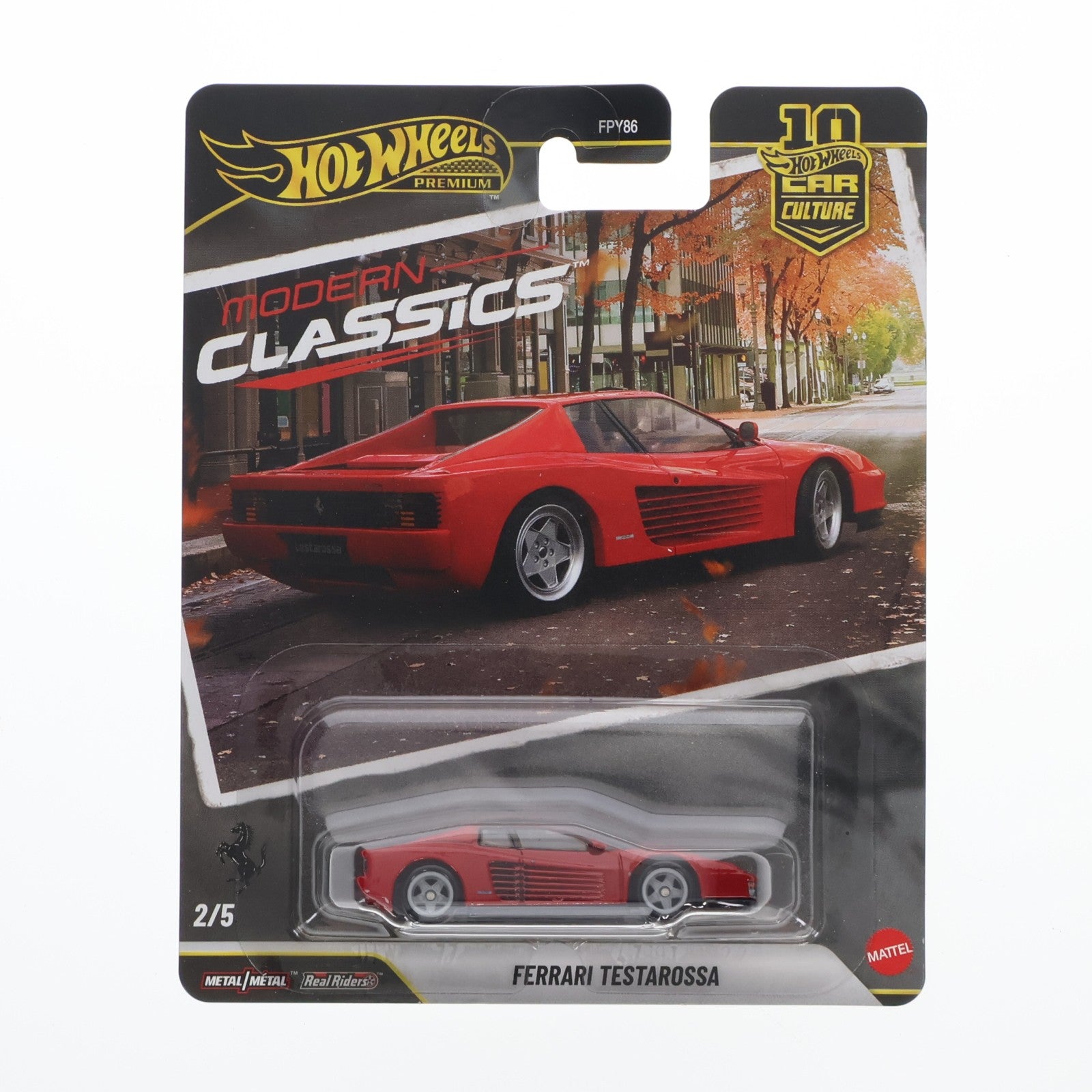 【中古即納】[MDL] Hot Wheels PREMIUM CAR CULTURE(ホットウィール プレミアム カーカルチャー) モダン・クラシックス 1/64 フェラーリ テスタロッサ 完成品 ミニカー(JKF00-9866) マテル(20260808)