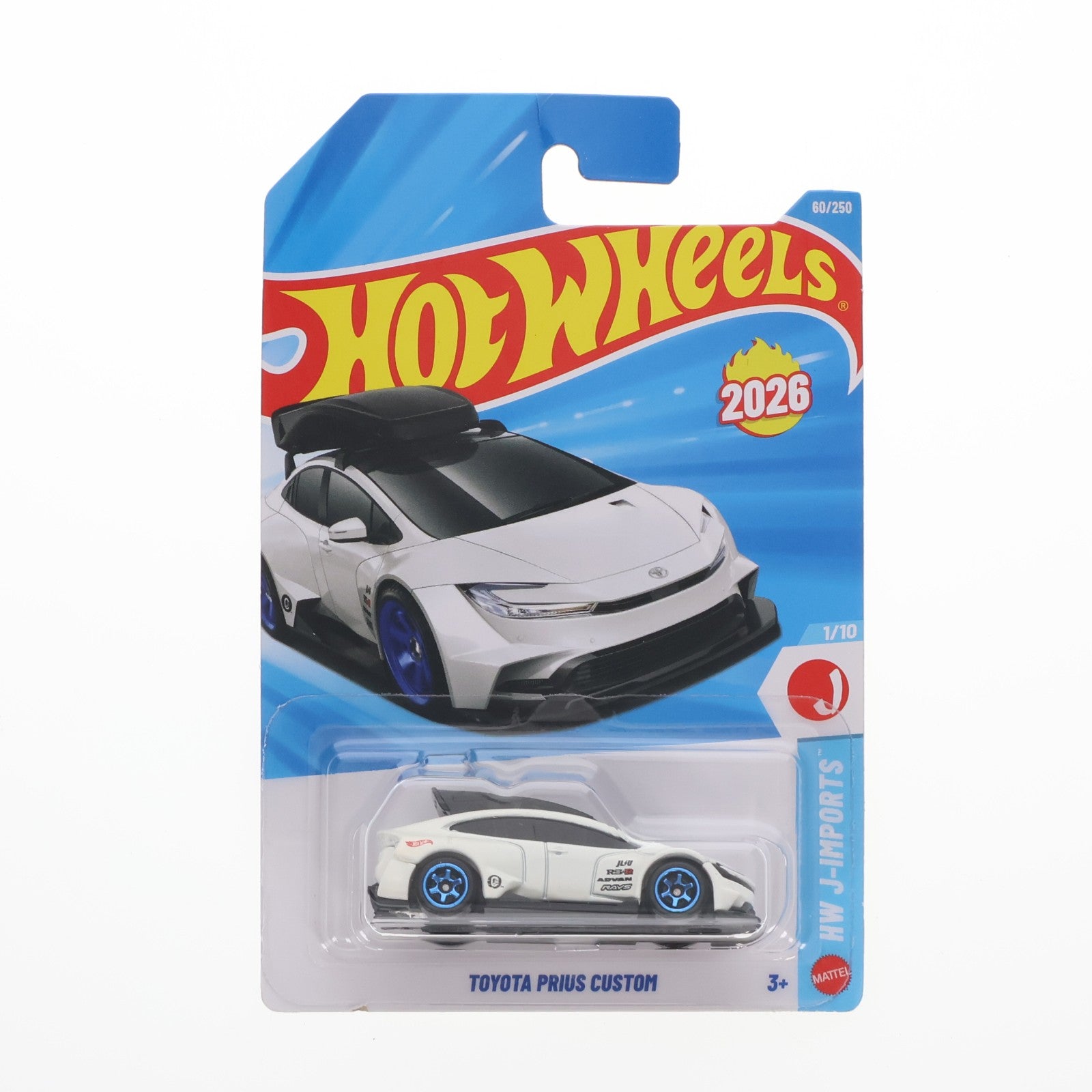 【中古即納】[MDL] Hot Wheels(ホットウィール) HW J-IMPORTS 1/64 トヨタ プリウス カスタム 完成品 ミニカー(JMX10-9866) マテル(20260606)