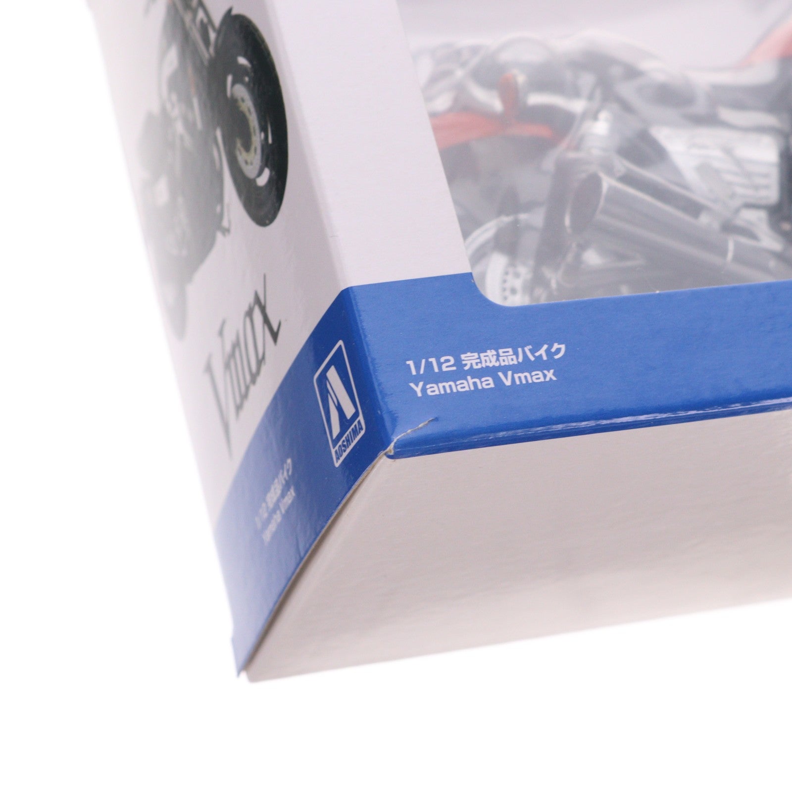 【中古即納】[MDL] 1/12 完成品バイク Yamaha Vmax ファイアーレッド 完成品 ミニカー(111871) スカイネット(アオシマ)(20240830)
